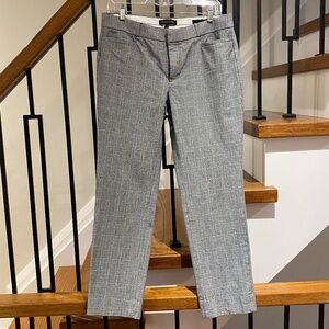 Banana Republic womens sloan pants plaid size 8 (ankle length)